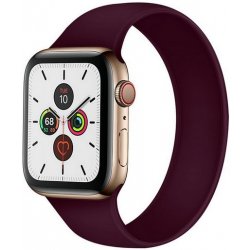 TopQ Basic pro Apple Watch 3-4-5-6-SE 42-44mm vínový 60336