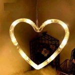 KIK KX5246 Vánoční osvětlení LED srdce teplá bílá – Sleviste.cz