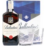 Ballantine’s 40% 0,7 l (dárkové balení 2 sklenice) – Hledejceny.cz