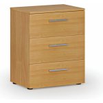 Primo Kancelářská komoda ke stolu WOOD, 740 x 600 x 420 mm, buk – Zboží Mobilmania