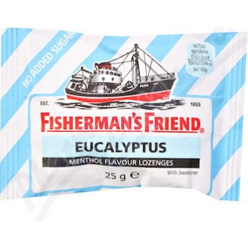 Fishermans Friend bonbóny dia eukalyptus modré 25 g