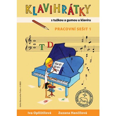 Klavihrátky s tužkou a gumou u klavíru I. H8003 – Zboží Dáma