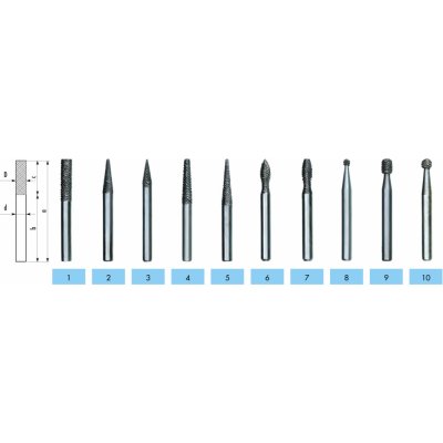 Rotační pilník slabý 3 AJ21711 0633 – Zboží Dáma