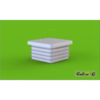 Záslepka čtvercová bílá PE 40x40 3-5 – Hledejceny.cz