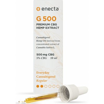 Enecta CBG Konopný olej 5% 1500 mg 30 ml