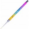 Štětec na nehty MollyLac Pro Liner Rainbow štetec na zdobenie 11mm