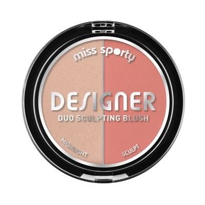 Miss Sporty Duo Sculpting Blush oční stíny 100 Draping 9 g