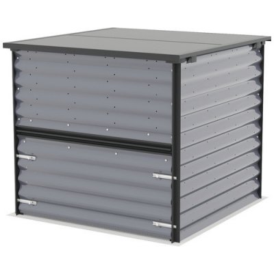 Vitavia Tami 99 x 99 x 87 cm plechový šedý – Sleviste.cz