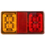 Zadní LED svítilna na přívěsný vozík L+P 12/24V 16LED s kabelem | Zboží Auto