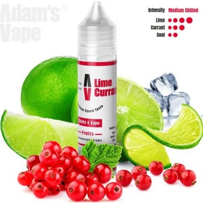 Adams Vape Shake & Vape Lime Currant 12 ml – Zboží Dáma