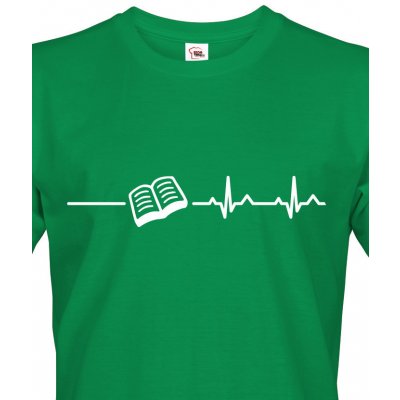 Bezvatriko 0269 tričko pro milovníky knížek a četby zelená – Zboží Mobilmania