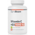 GymBeam Vitamín C + D3 1000 IU 90 tablet – Hledejceny.cz