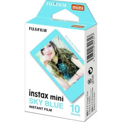 Fujifilm Instax mini BLUE FRAME 10 fotografií