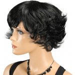 Elementrix Dámská paruka krátká černá 411-1 – Zboží Dáma
