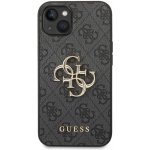 Pouzdro Guess PU 4G Metal Logo iPhone 14 šedé – Hledejceny.cz