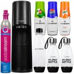 Sodastream Terra černý3 lahve + 3 sirupy – Zboží Dáma