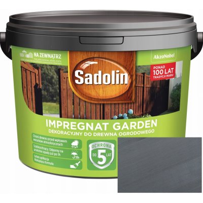 Sadolin Garden dekorativní na zahradní dřevo 9 l šedá