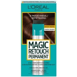 L'Oréal Paris Magic Retouch Permanent permanentní barva na rychlé zakrytí odrostů 4 dark brown 18 ml