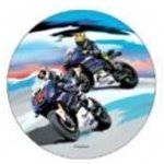 Motorka - modrá jedlý papír – Zbozi.Blesk.cz