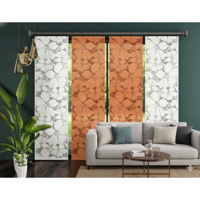 Závěsový panel, Floris 50 x 240 cm ORANŽOVÁ – Hledejceny.cz