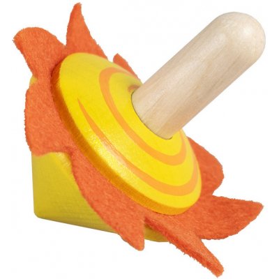 Detoa Dřevěná káča s plstí Sluníčko – Hledejceny.cz