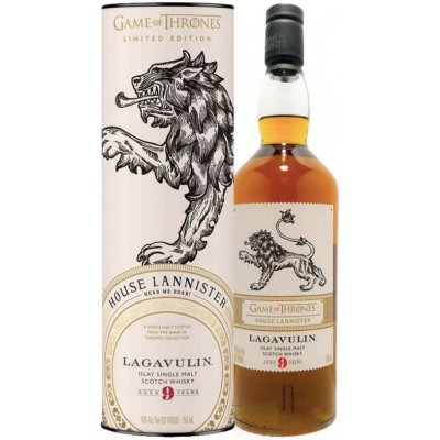 Lagavulin Game of Thrones House Lannister Limited Edition 9y 46% 0,7 l (tuba) – Hledejceny.cz