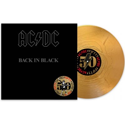 AC/DC - Back In Black Limited Gold Metallic LP – Hledejceny.cz