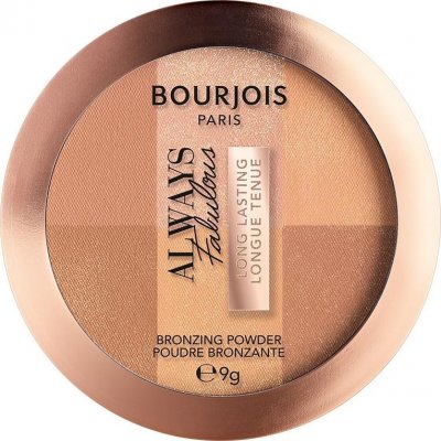 Bourjois Always Fabulous Bronzing Powder Bronzující pudr 001 Medium 9 g – Zboží Dáma