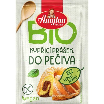 Amylon prášek kypřicí do pečiva bezlepkový BIO 12 g – Zboží Dáma