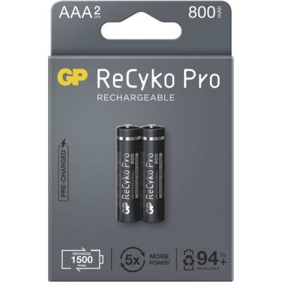 GP Recyko Pro AAA 800mAh 2ks 1033122080 – Zbozi.Blesk.cz