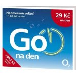 SIM karta O2 s tarifem GO na den - kredit 100 Kč – Hledejceny.cz
