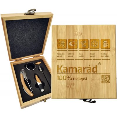 Sablio Dárková sada na víno Kamarád: 147×168×49 mm – Hledejceny.cz