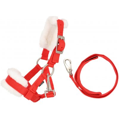 Ohlávka QHP Hobby Horse Christmas červená – Hledejceny.cz