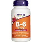 NOW Foods Now Vitamin B6 Pyridoxin 100 mg 100 kapslí – Hledejceny.cz