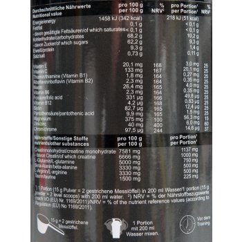 Mammut Nutrition XXL Booster 500 g