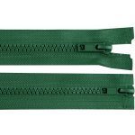 Zip kostěný dělitelný No 5 délka 85 cm - dvoucestný bundový barva 273 zelená smrková – Hledejceny.cz