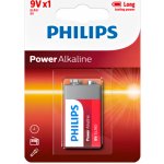 PHILIPS Power Alkaline 9V 1ks 6LR61P1B/10 – Zboží Mobilmania