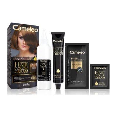 Delia Cameleo Omega barva na vlasy 7.3 Hazelnut – Zboží Mobilmania