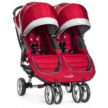 Baby Jogger City Mini Double Crimson-šedý 2014