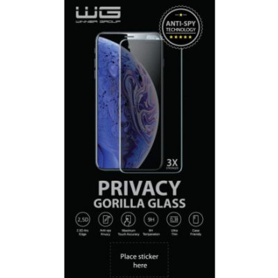 Winner 4D tvrzené sklo Gorila Glass Privacy Anti-Spy pro Apple iPhone 16 PRO MAX black 12834 – Zboží Živě