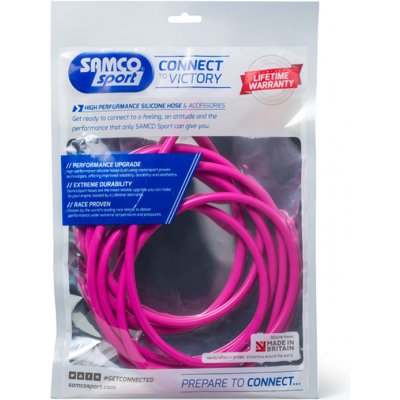 Vzduchové filtry pro automobily – Samco Sport silikonová podtlaková hadička  s vnitřním průměrem 5 mm, délka 3 m růžová