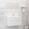 Koupelnový nábytek zahrada-XL Set koupelnového nábytku bílý dřevotříska