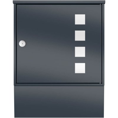 Max Knobloch Designová poštovní schránka KNOBLOCH PORTLAND DESIGN E Barva: Antracit – Hledejceny.cz