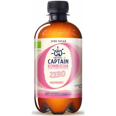 Captain Kombucha Kombucha Zero bio malina 400 ml – Zbozi.Blesk.cz