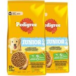 Pedigree Junior s drůbežím masem a zeleninou 2 x 12 kg – Hledejceny.cz
