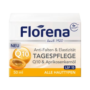 Florena denní krém Q10 s olejem z meruňkových jader 50 ml