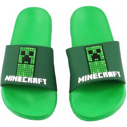 Fashion uk Dětské pantofle Minecraft Creeper