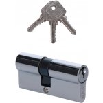 EURO 30/35mm, nikel-satina, 3 klíče, šroub M5x65mm – Hledejceny.cz