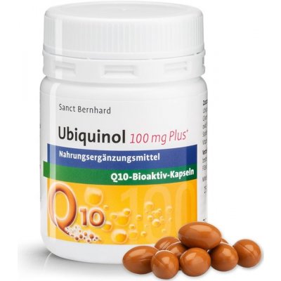 Sanct Bernhard Ubiquinol 100 mg Q10 Bioaktiv PLUS 75 kapslí