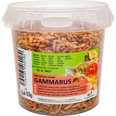 Underground Food Gammarus sušený 500 ml – Sleviste.cz